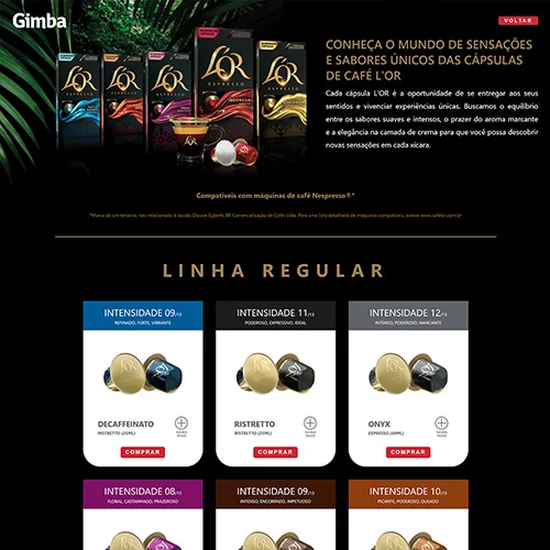 Hotsite promocional com alta carga de interatividade