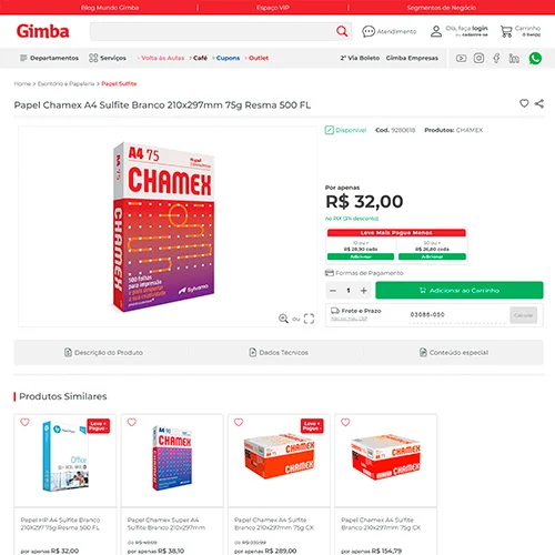 Landing Page com foco em carregamento instantâneo