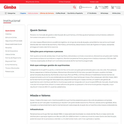 Código semântico e otimizado para motores de busca